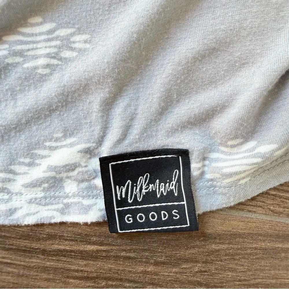 Women's Gray Patterned Robe - Picture 4 of 5